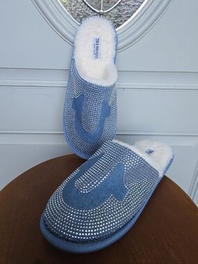 True Religion Denim Slippers